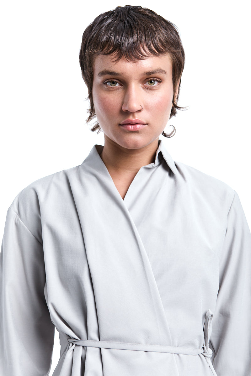 PEARL OVERLAPPED JACKET