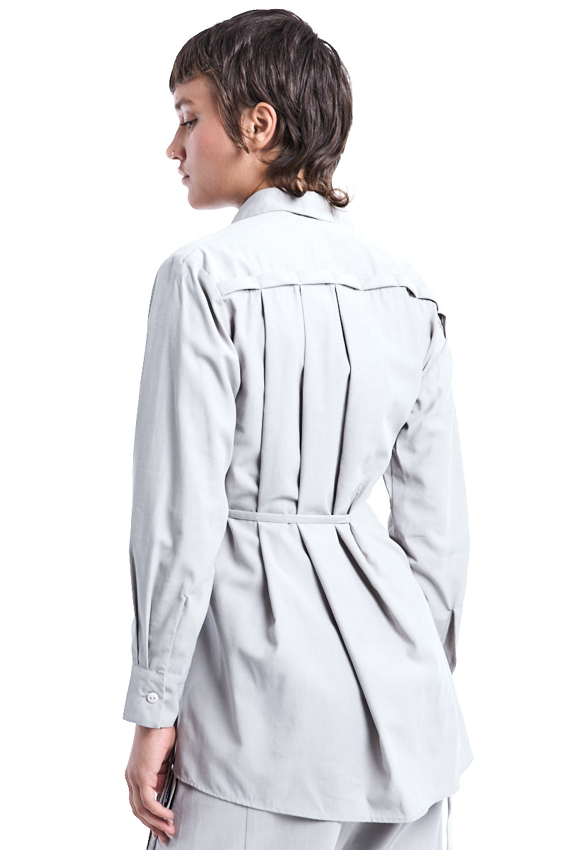 PEARL OVERLAPPED JACKET