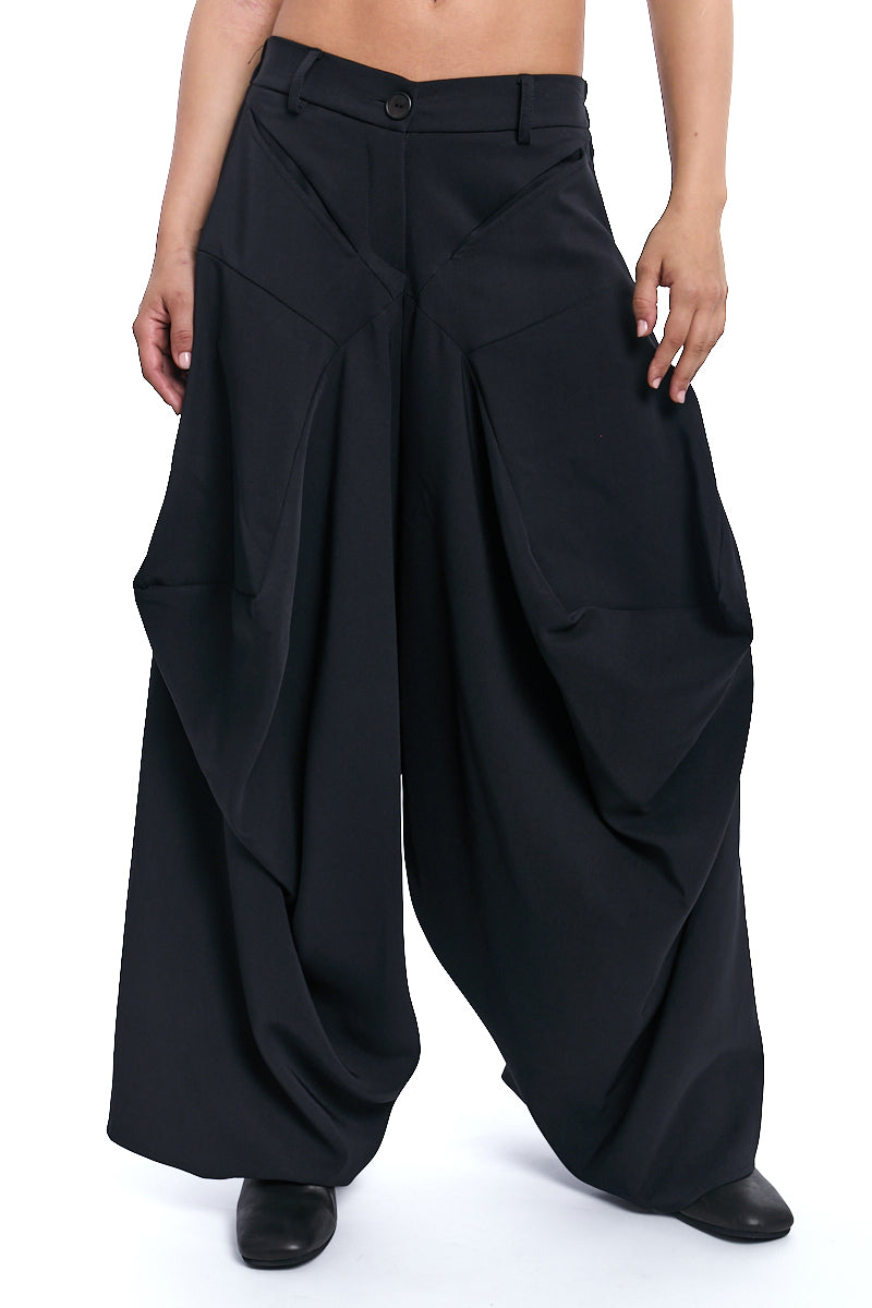 TROUSER OVER TECNO STRETCH BLACK