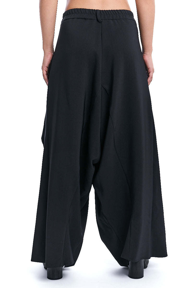 TROUSER OVER TECNO STRETCH BLACK