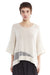 WHITE SAND OVER KNITTED TUNIC