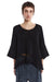 BLACK OVER KNITTED TUNIC