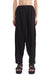 BLACK DOUBLE LAYERED VOILE PANTS