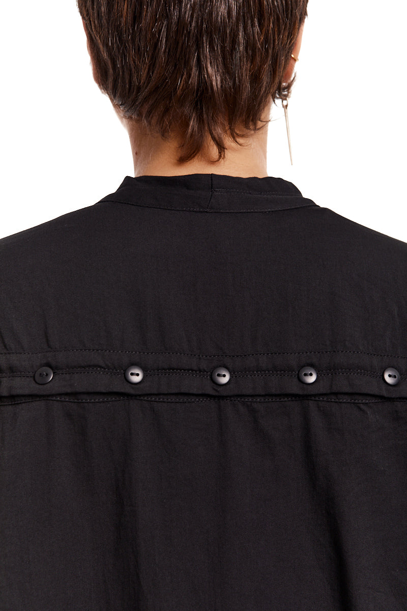 BLACK BLOUSE CARDIGAN