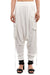 CREAM DRAPED LOW CROTCH PANTS