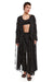 BLACK LIGHTWEIGHT MAXI CARDIGAN