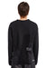 BLACK ASYMMETRIC JUMPER