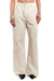 CREAM WIDE LEG DENIM PANTS