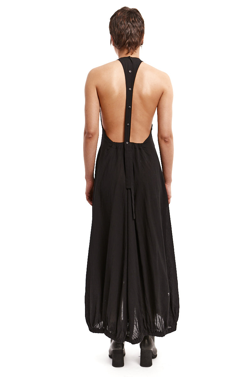 BLACK LONG MAXI DRESS