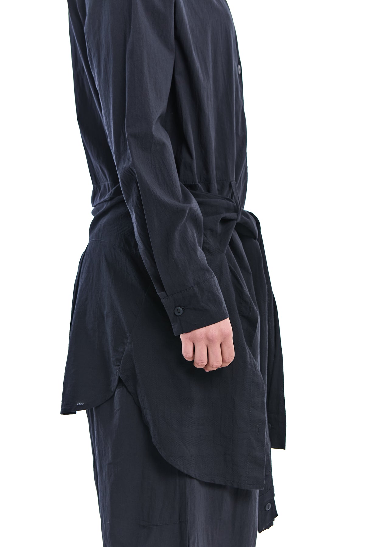 BLACK MODULAR JUMPSUIT