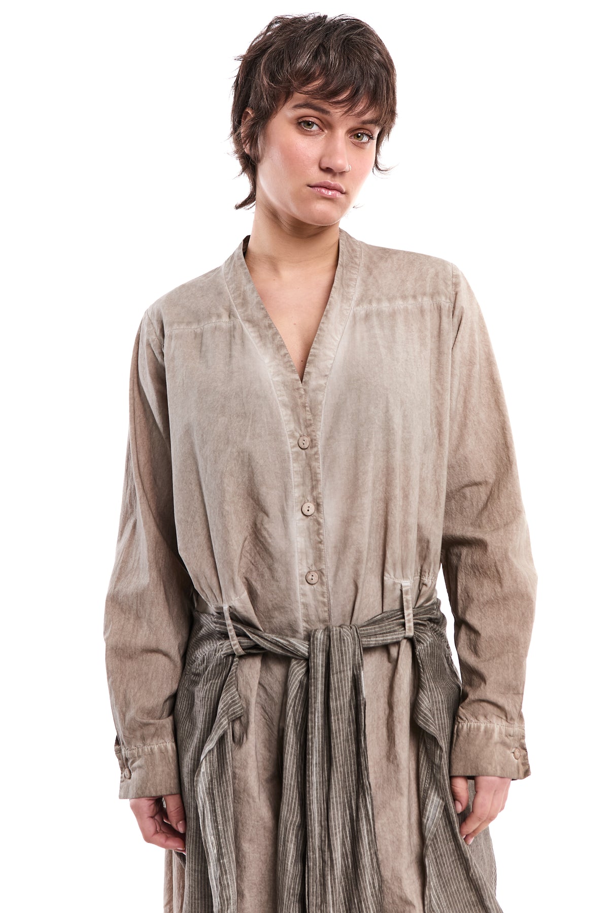 SAND OLD DYED MODULAR JUMPSUIT