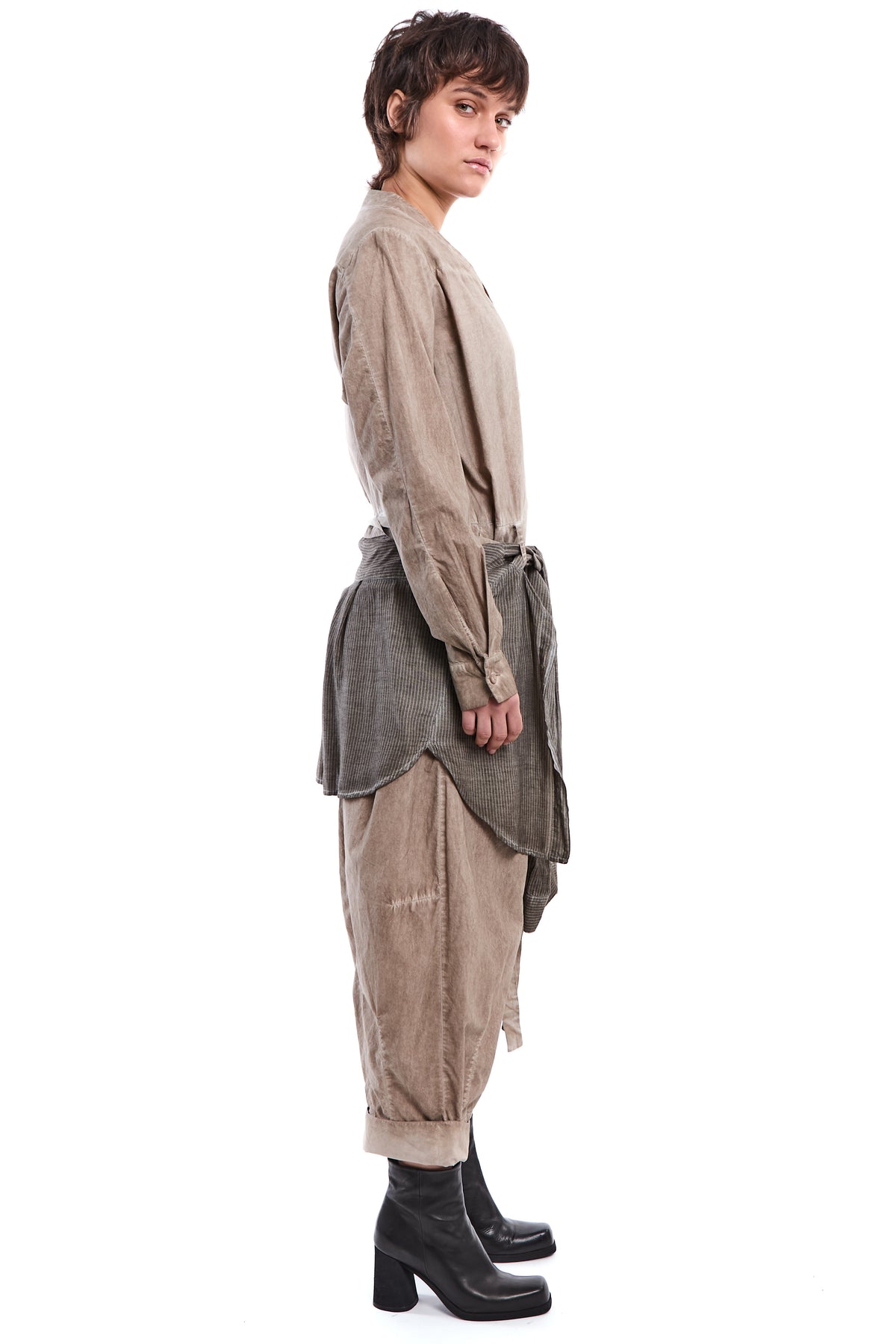 SAND OLD DYED MODULAR JUMPSUIT