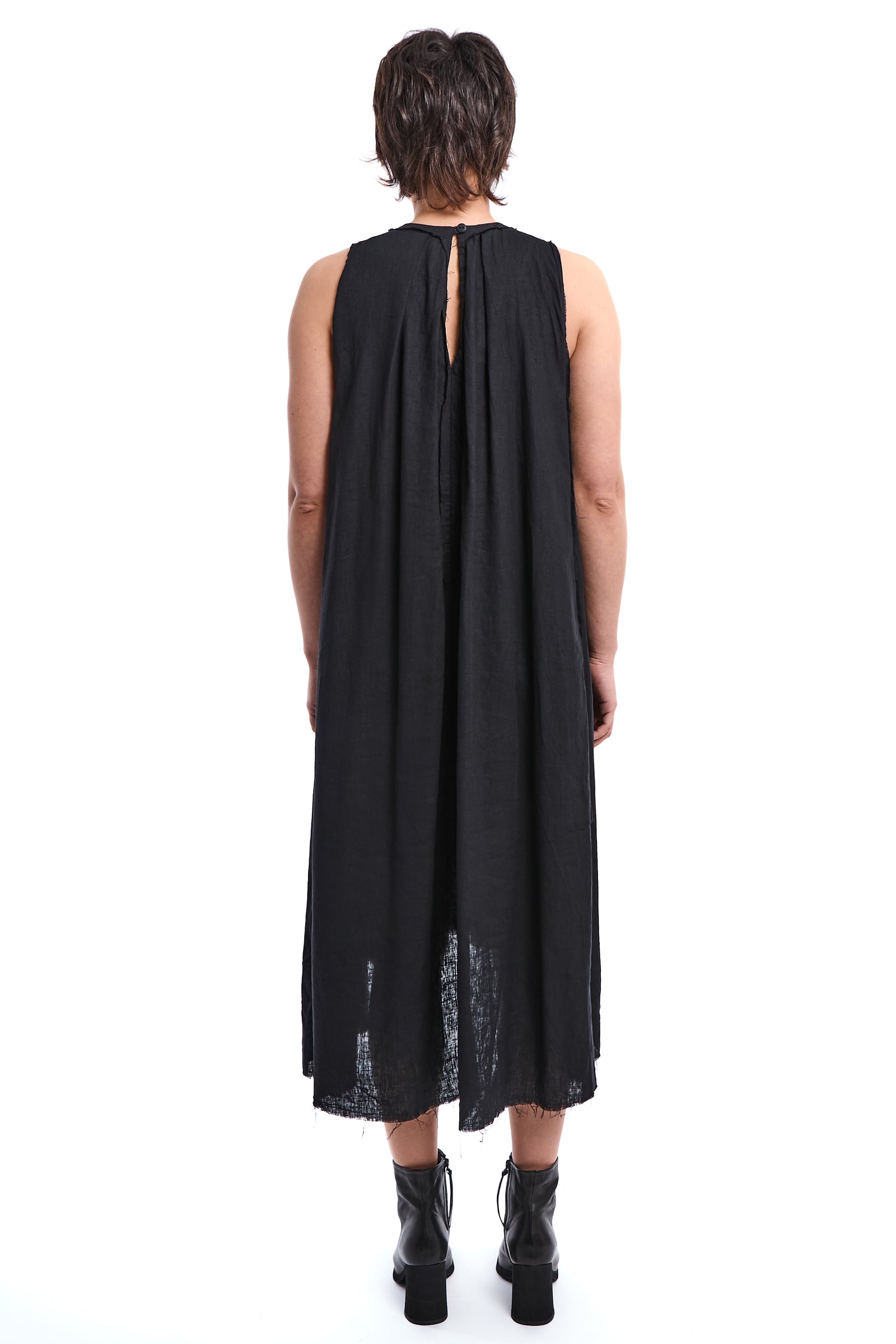 BAMBOO-LINEN FLOW DRESS