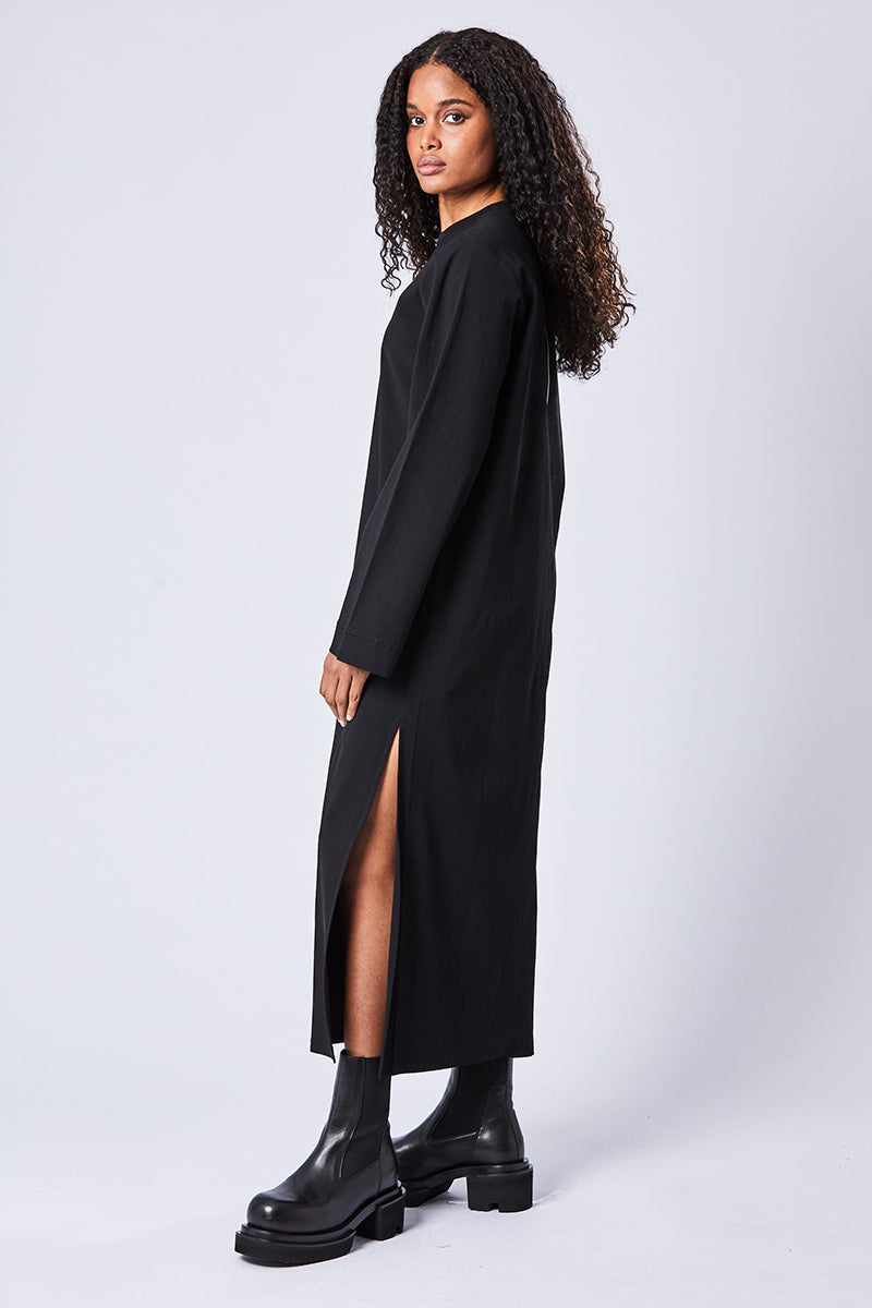 LONG OVER SHIRT DRESS