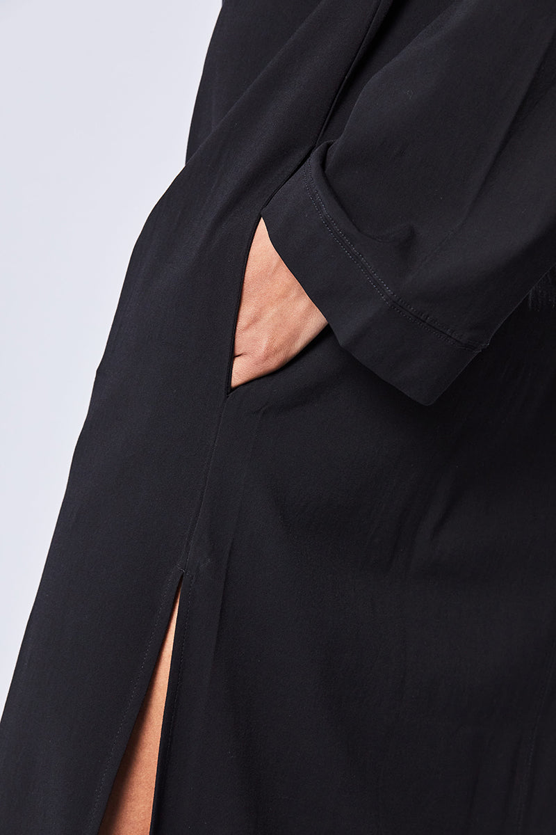 LONG OVER SHIRT DRESS