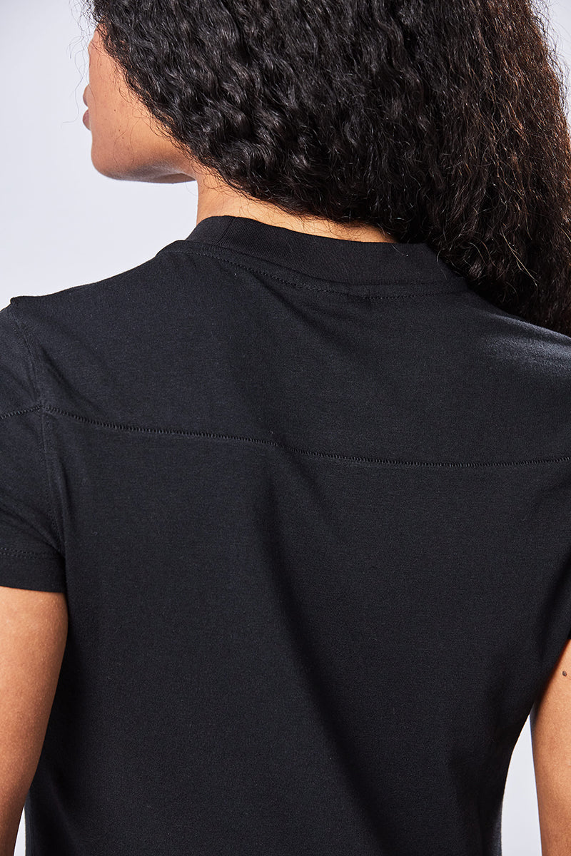 BLACK SOFT BASIC TEE