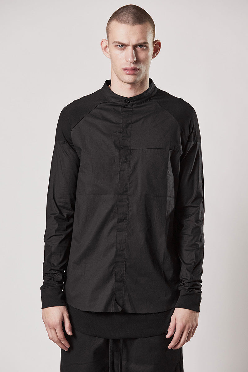 MATMIX STAND UP COLLAR SHIRT