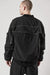 BLACK PADDED BOMBER JACKET