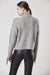 LIGHT GREY ALPACA HIGH NECK SWEATER