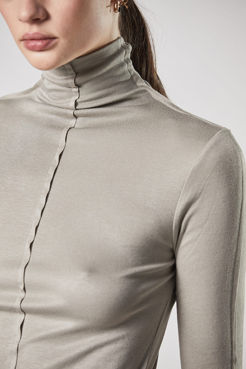 MOONBEAM SOFT HIGH NECK TEE