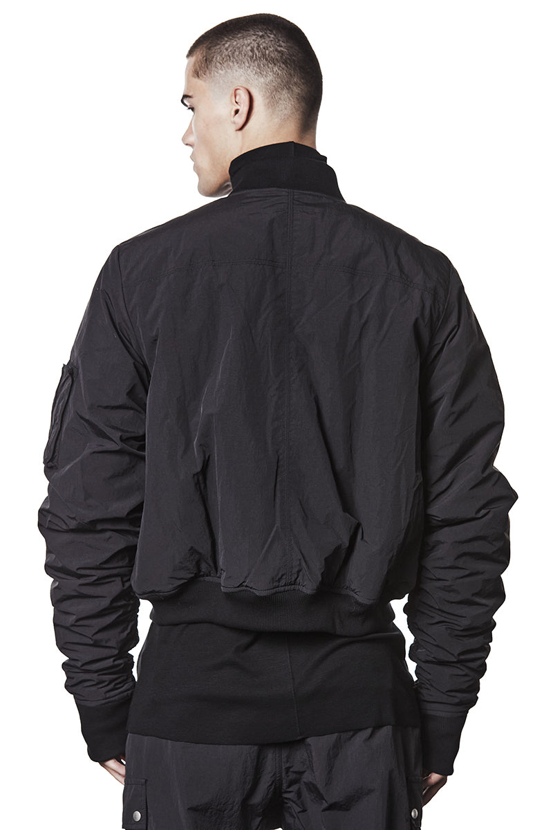 TECHNICAL CRASHED TOUCH BOMBER JACKET