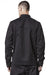 BLACK PEACHED COTTON SHIRT