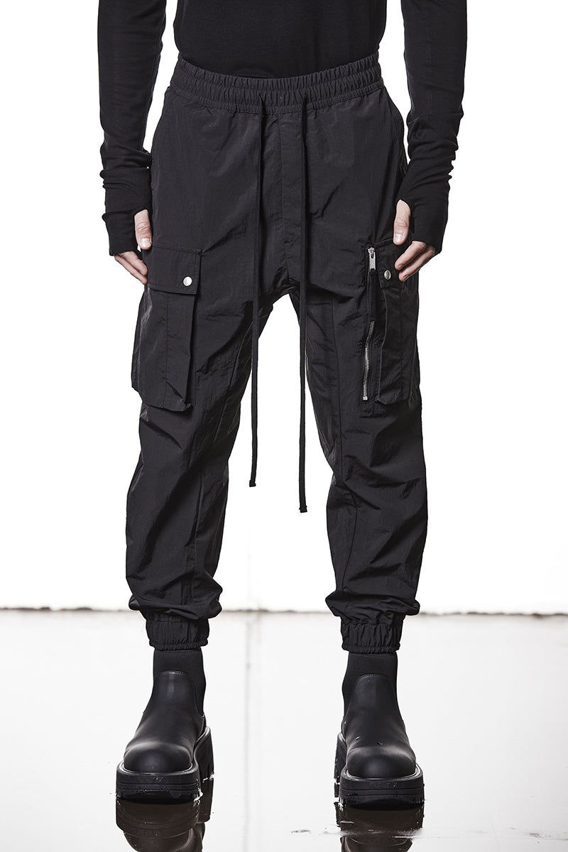 TECHNICAL CRASHED TOUCH CARGO TROUSERS
