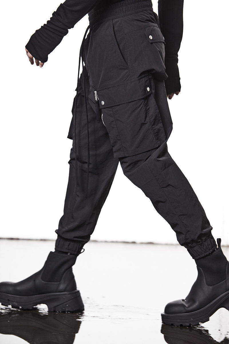 TECHNICAL CRASHED TOUCH CARGO TROUSERS