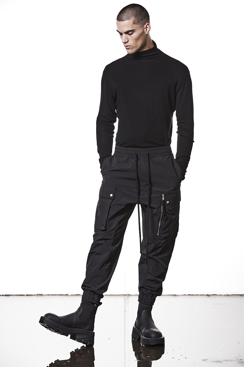 TECHNICAL CRASHED TOUCH CARGO TROUSERS