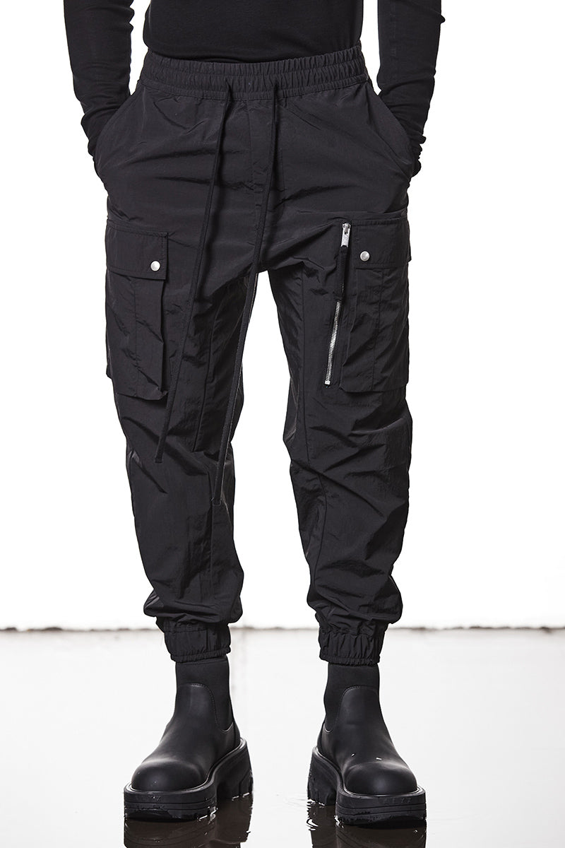 TECHNICAL CRASHED TOUCH CARGO TROUSERS