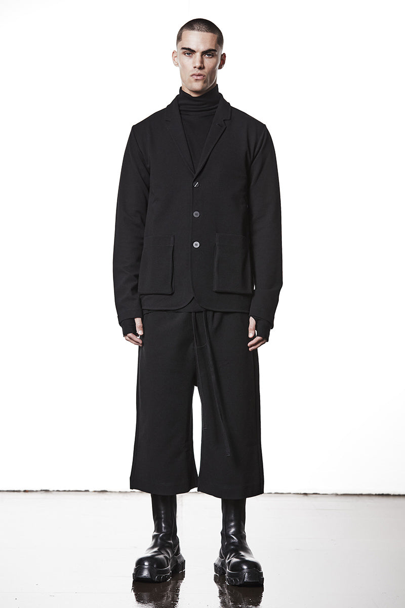 STRUCTURED JERSEY BLAZER