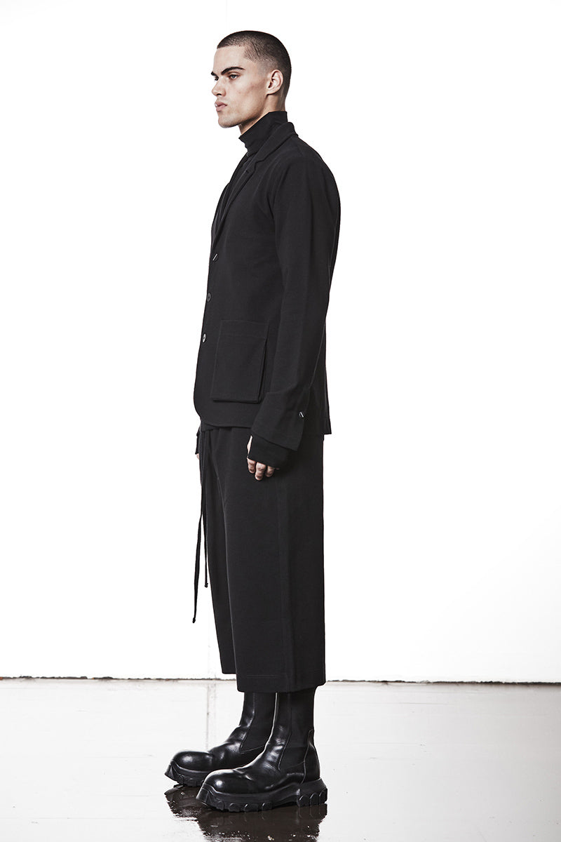 STRUCTURED JERSEY BLAZER