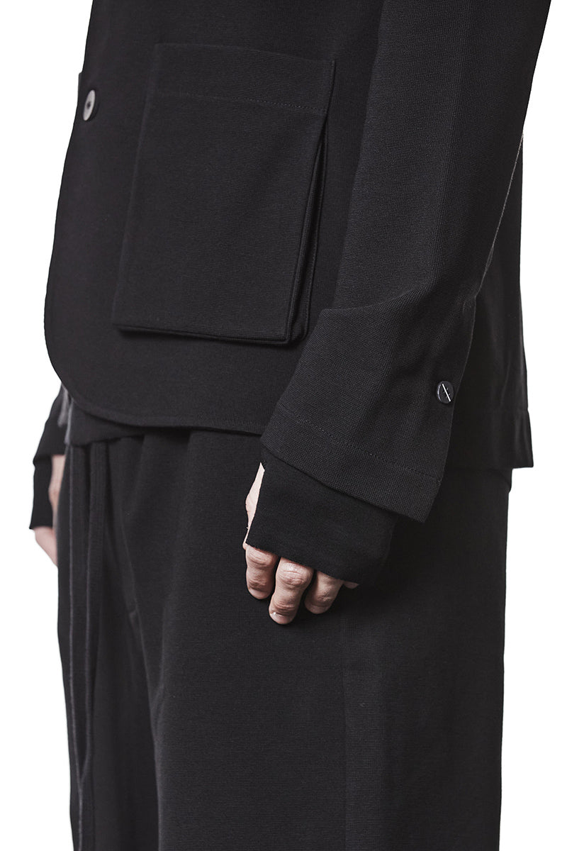 STRUCTURED JERSEY BLAZER