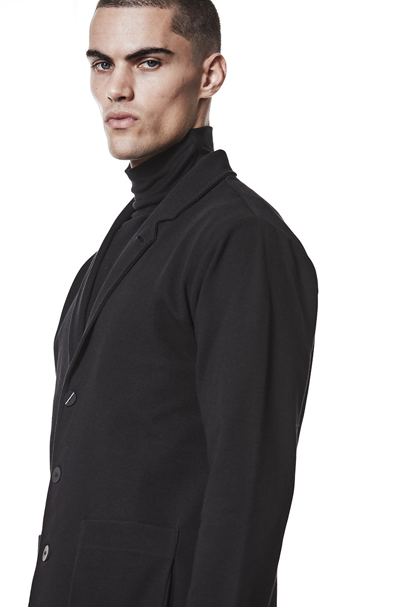 STRUCTURED JERSEY BLAZER