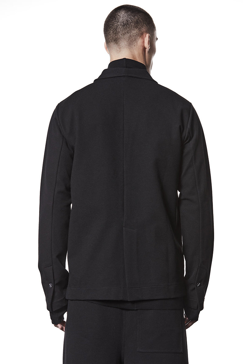 STRUCTURED JERSEY BLAZER