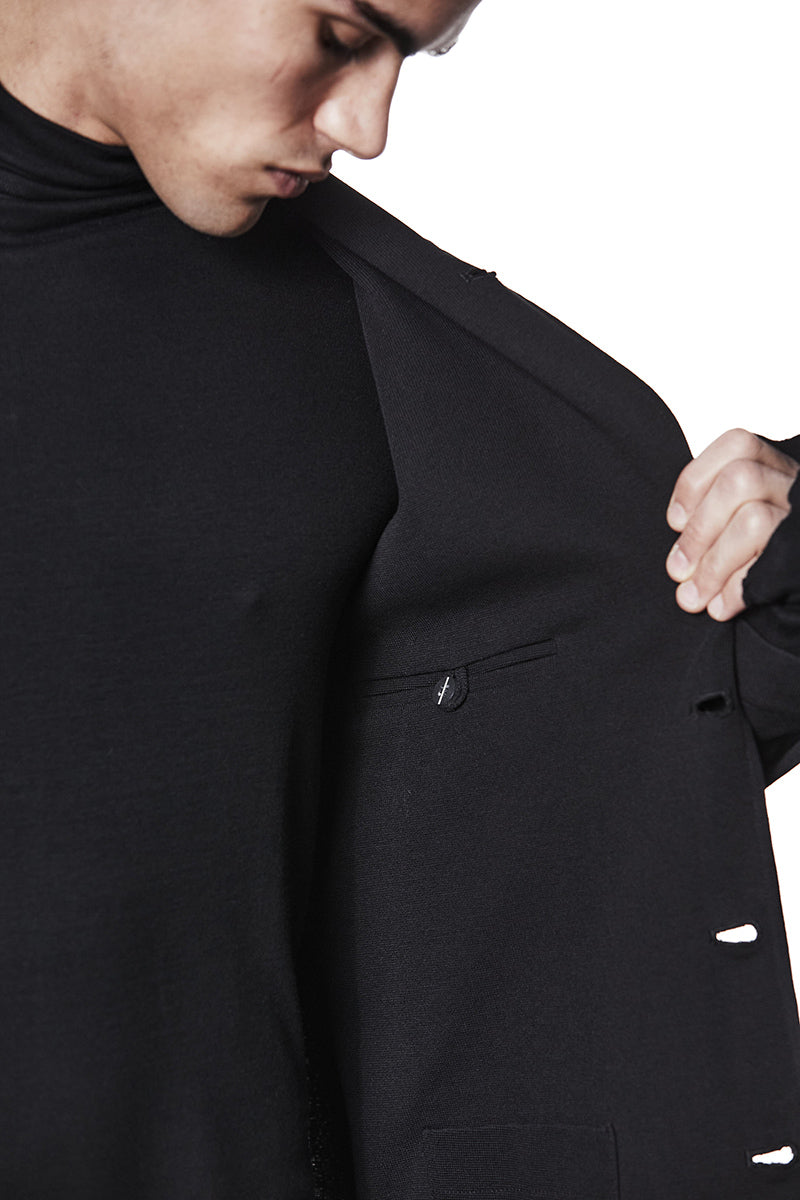 STRUCTURED JERSEY BLAZER