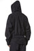 BLACK HOODED SWEAT JACKET