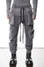 USED GREY SWEAT MATMIX CARGO PANTS