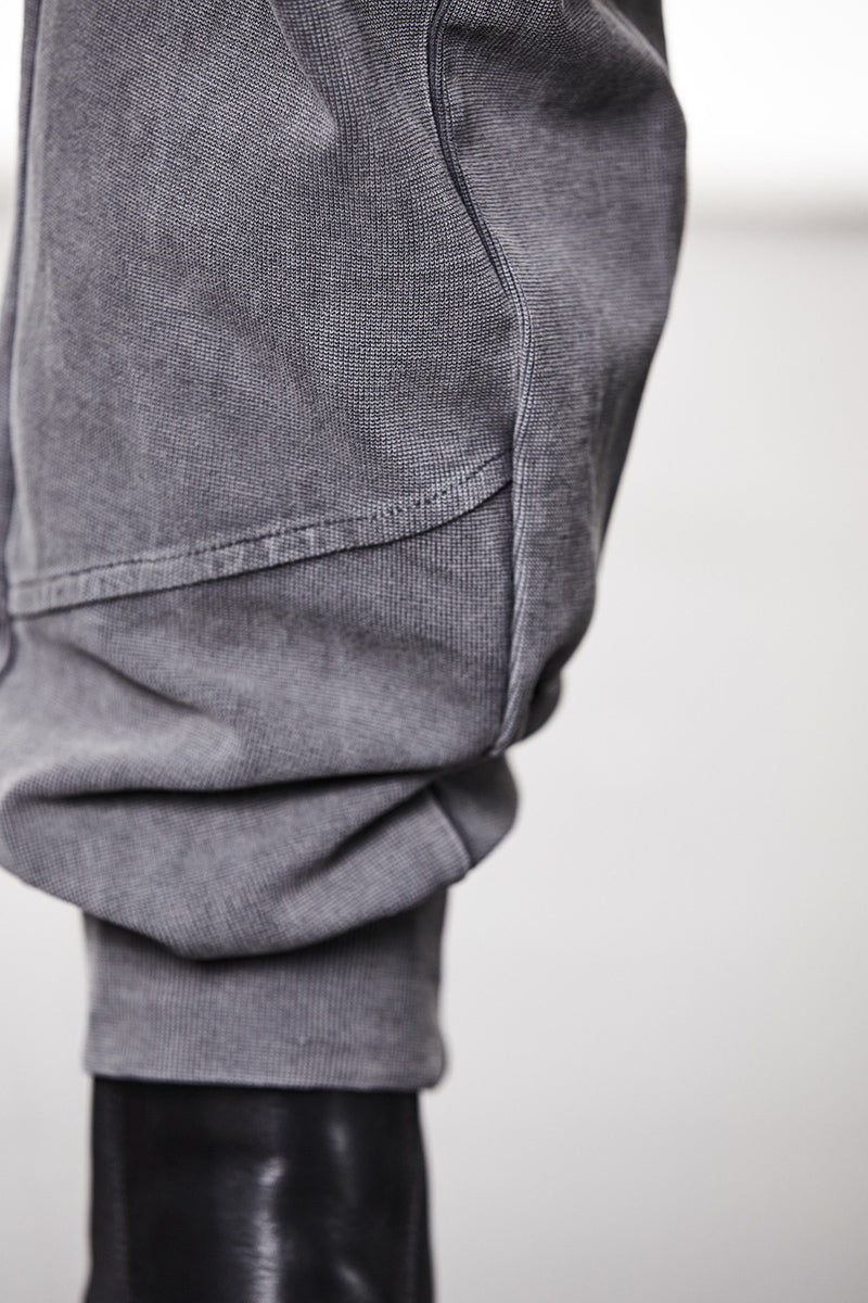 USED GREY DROP CROTCH TROUSERS