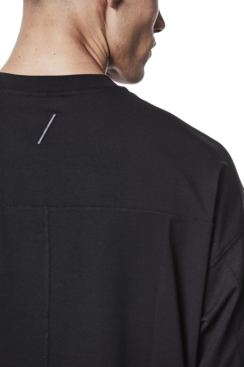 BLACK STRONG MODAL JERSEY OVERSIZED TEE