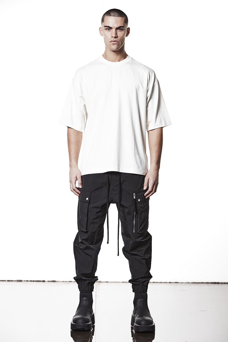 CREAM STRONG MODAL JERSEY OVERSIZED TEE