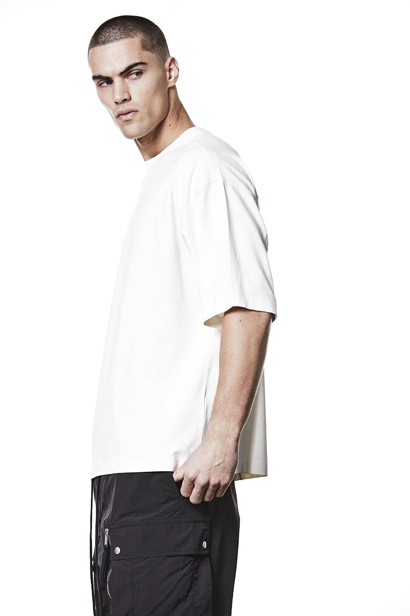 CREAM STRONG MODAL JERSEY OVERSIZED TEE