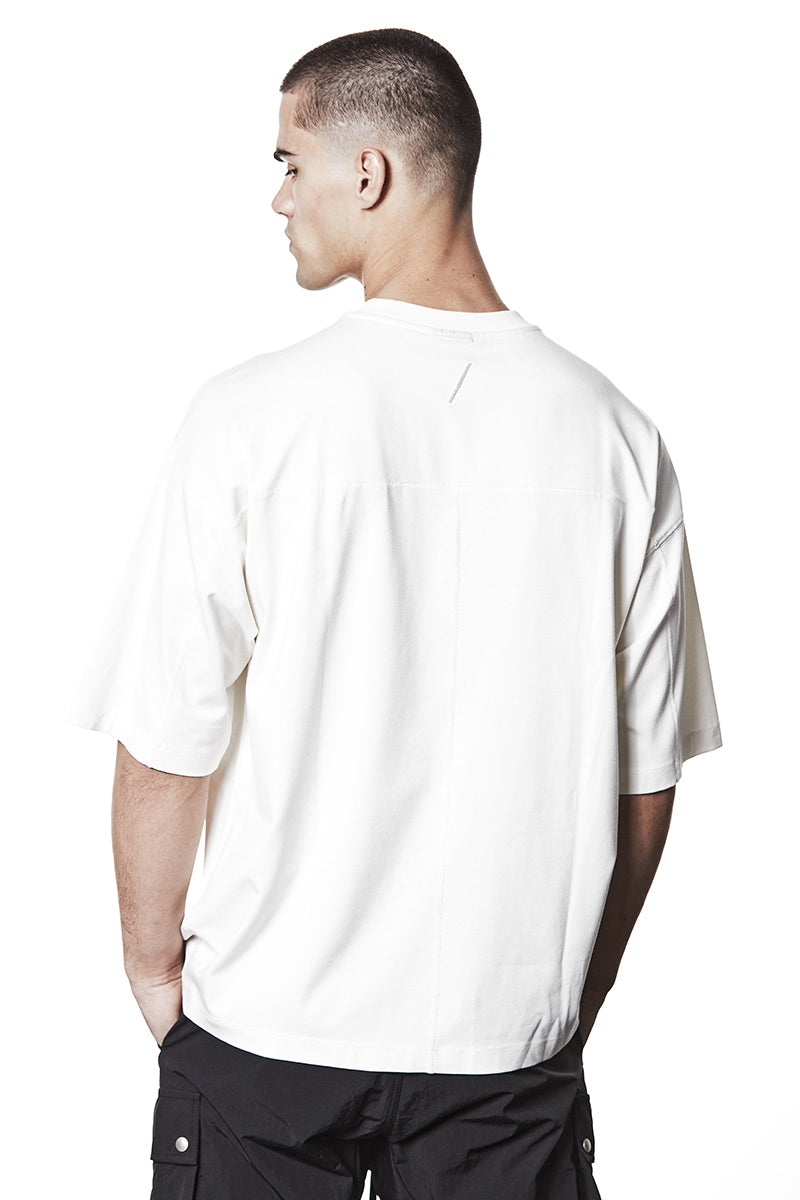 CREAM STRONG MODAL JERSEY OVERSIZED TEE