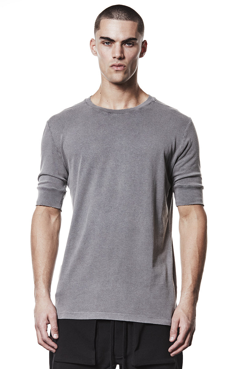 USED GREY SOFT FLUFFY JERSEY TEE