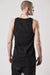 BLACK RIB TANK TOP