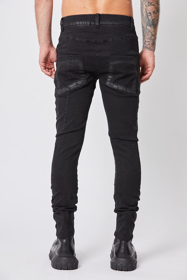 NWOT Express Super High Waisted Black Coated Modern Straight Jeans | Black  coated jeans, Straight jeans, Black coat