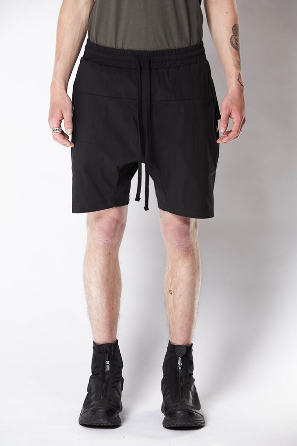 ショートパンツ Thom Krom SS25 WOMEN SHORT TROUSERS (WST404 BLACK) thom/krom ZIP DETAIL SHORTS / RIPSTOP STRETCH NYLON (BLACK