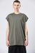 IVY GREEN OVERSIZE SLEEVES LESS TOP