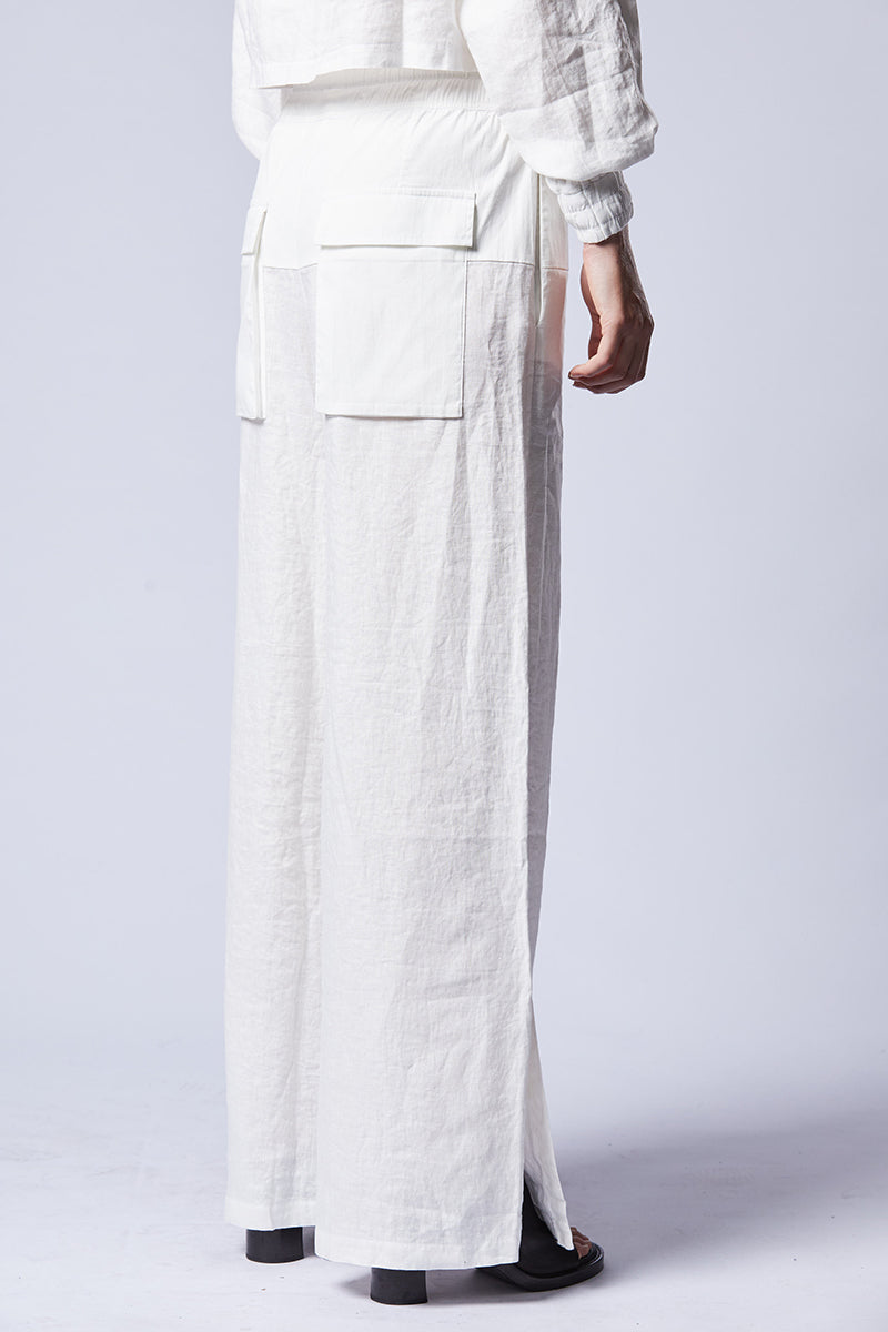 OFF WHITE LINEN PANTS
