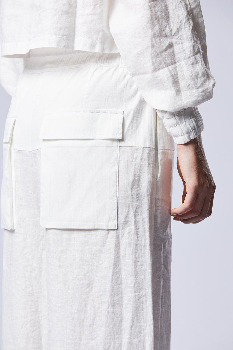 OFF WHITE LINEN PANTS